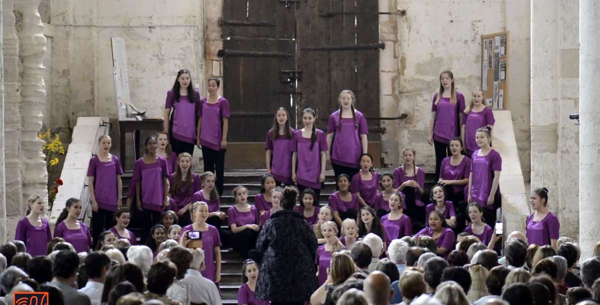 Australian Girls Choir à St Amant de boixe